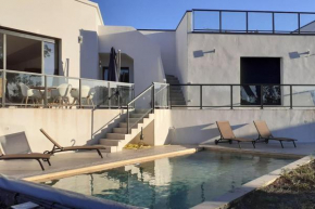 Villa Rossa Contemporaine Piscine chauffée